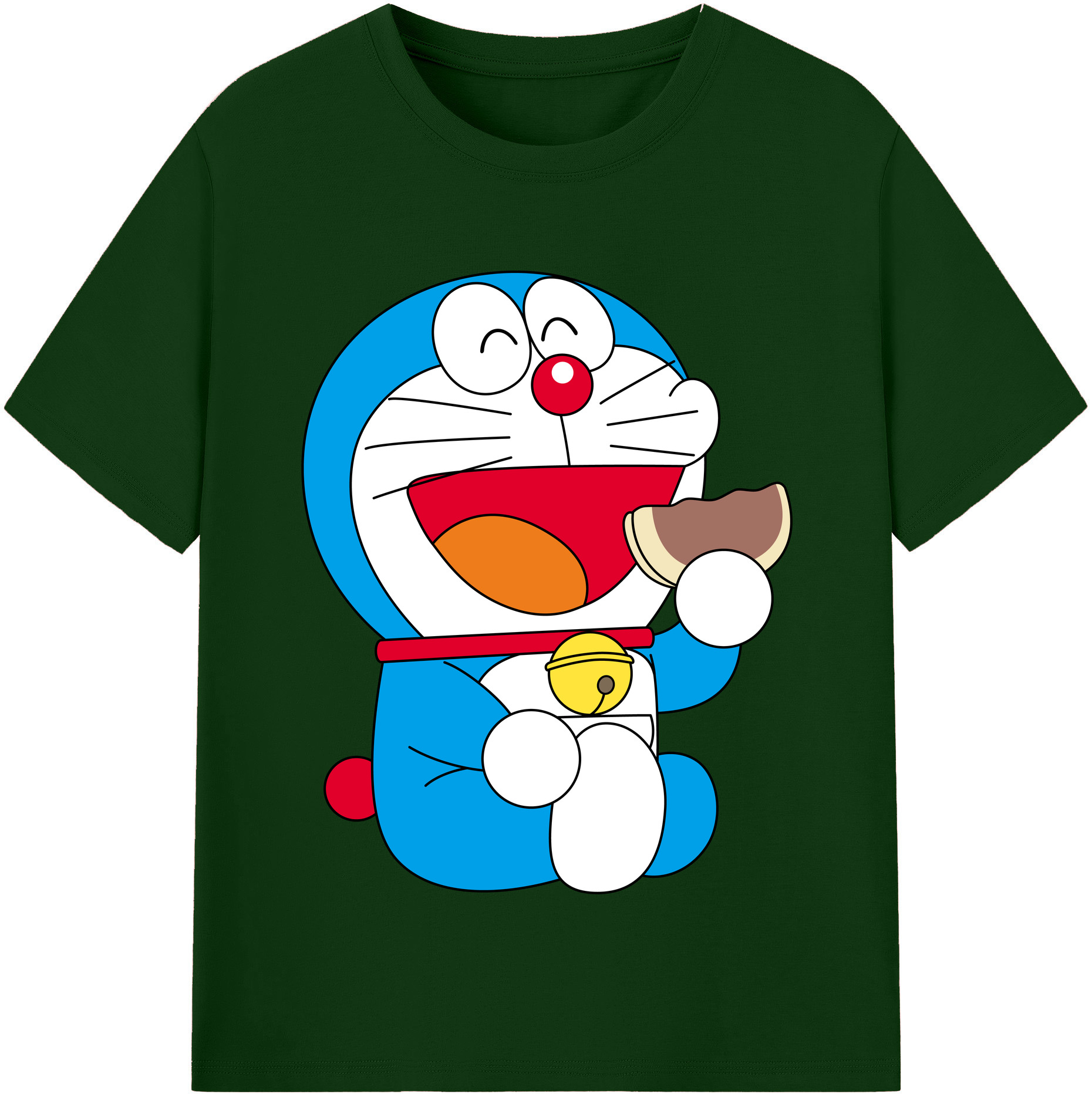 （画像用） ドラえもん Doraemon 綿100％半袖Tシャツ（フロントプリント）
